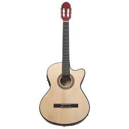 vidaXL Acoustic Western Guitar Cutaway EQ Pedal 6 String