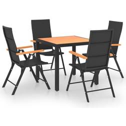 vidaXL 3060077 Havemøbelsæt, 1 borde inkl. 4 stole