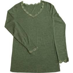 Joha Kate Long Sleeved Blouse - Olive Green