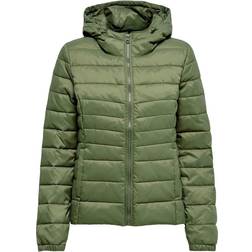 Only Short Quilted Jacket - Green/Kalamata
