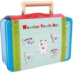 MaMaMeMo Wooden Tooth Set