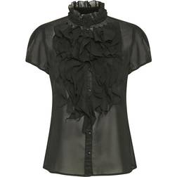Saint Tropez Lilly SS Shirt - Black