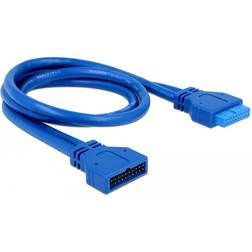 DeLock USB-USB 19 Pin M-F 0.4m