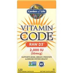 Garden of Life Vitamin Code Raw D3 2000lu 120 stk