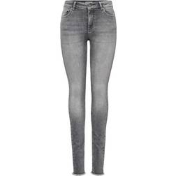Only Blush Mid Ankle Skinny Fit Jeans - Grey/Grey Denim