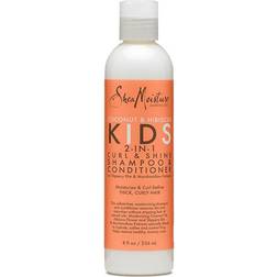 Shea Moisture Coconut & Hibiscus Kids 2 in 1 Curl & Shine Shampoo & Conditioner 236ml