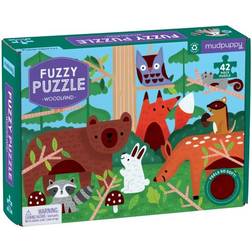 Mudpuppy Woodland Fuzzy Puzzle 42 Pieces