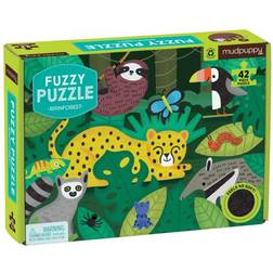 Mudpuppy Rainforest Fuzzy Puzzle 42 Pieces