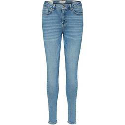 Selected Super Stretchig Skinny Fit Jeans - Blue/Medium Blue Denim