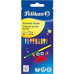 Pelikan Buntstifte Bicolur Coloured Pencils 12-pack