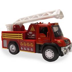 Magni Fire Truck with Sound & Light Pull Back 3pcs
