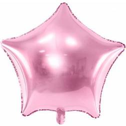PartyDeco Foil Ballons Star 48cm Light Pink