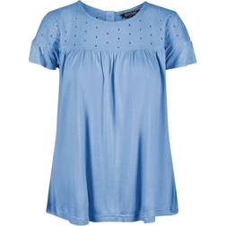 Regatta Abitha Short Sleeved Broiderie T-shirt - Blueskies