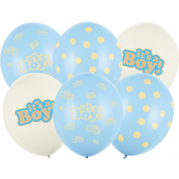 PartyDeco Latex Ballons It's a Boy 6-pack