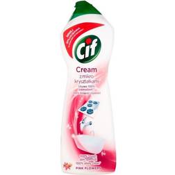 Cif Cream Pink Flowers Cream Cleaner with Microcrystals