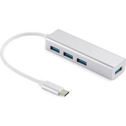 Sandberg USB C-4USB A M-F Adapter