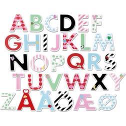 Micki R Letters & Stickers with Different Pattern