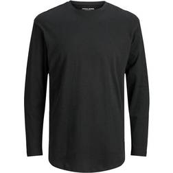 Jack & Jones Organic Cotton Long Sleeved T-shirt - Black/Black