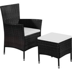 vidaXL 44091 Loungesæt, borde inkl. 1 stole