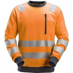 Snickers Workwear AllroundWork Hi-Vis Sweatshirt - Hi Vis Orange