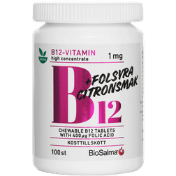BioSalma B12 1mg + Folic Acid 100 stk
