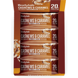 Bodylab Protein Bar Cashews & Caramel 55g 12 stk