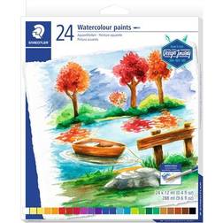 Staedtler Watercolour Paints 12ml 24-pack