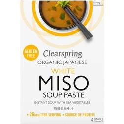 Clearspring Organic Instant White Miso Soup Paste 15g 4stk