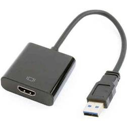 Gembird USB A-HDMI M-F 0.2m