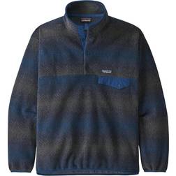 Patagonia Men's Synchilla Snap-T Fleece Pullover - Gem Stripe/New Navy