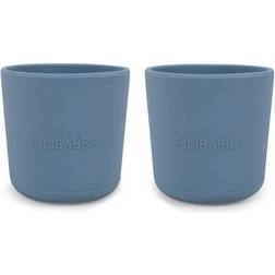 Filibabba Silikone Kop 2-pack Powder Blue
