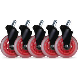 Gear4U Rush Gaming Chair Casters (5 Pieces) - Red