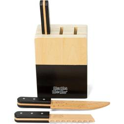 MaMaMeMo Knife Block with 3 Knives