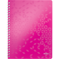 Leitz WOW Notebook A4 Ruled Wirebound with PP Cover