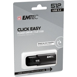 Emtec USB 3.2 Gen 1 B110 Click Easy 512GB