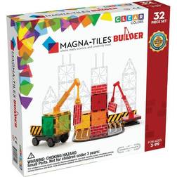 Magna-Tiles Clear Colors Builder 32pcs