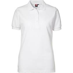 ID Ladies Pro Wear Polo Shirt - White