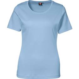 ID Ladies Interlock T-shirt - Light Blue