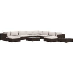 vidaXL 46761 Loungesæt, 2 borde inkl. 8 sofaer