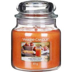 Yankee Candle Farm Fresh Peach Medium Duftlys 411g