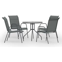 vidaXL 3072523 Havemøbelsæt, 1 borde inkl. 4 stole