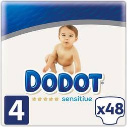 Dodot Sensitive Disposable Diapers Size 4, 9-14kg, 48pcs