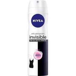 Nivea Black & White Invisible Clear 48Hr Deo Spray 150ml