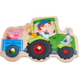 Haba Clutching Puzzle Jolly Tractor Ride
