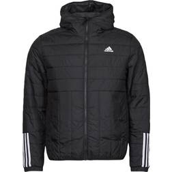 adidas Itavic 3-Stripes Light Hooded Jacket - Black