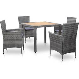 vidaXL 46022 Havemøbelsæt, 1 borde inkl. 4 stole