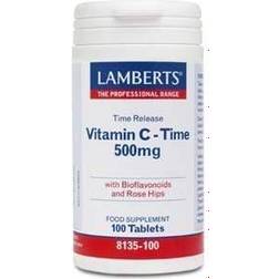 Lamberts Time Release Vitamin C 500mg 100 stk