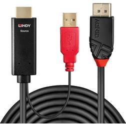 Lindy HDMI-DisplayPort/USB A 0.5m