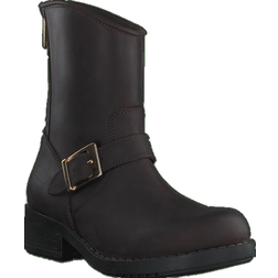 Johnny Bulls Low Zip Back Boot - Brown/Shiny Gold
