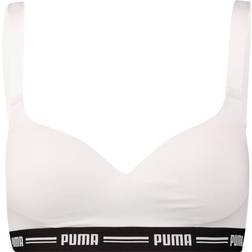 Puma Iconic Padded Top Bra - White